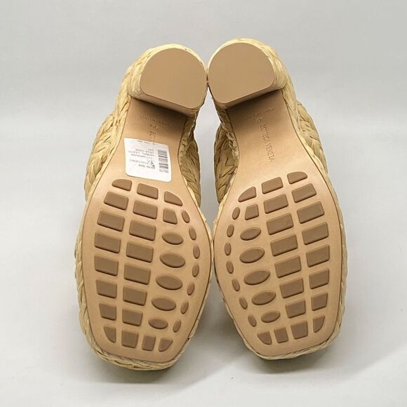 Bottega Veneta Trinity Weave Raffia Platform Sandals size 38 - Picture 14 of 15